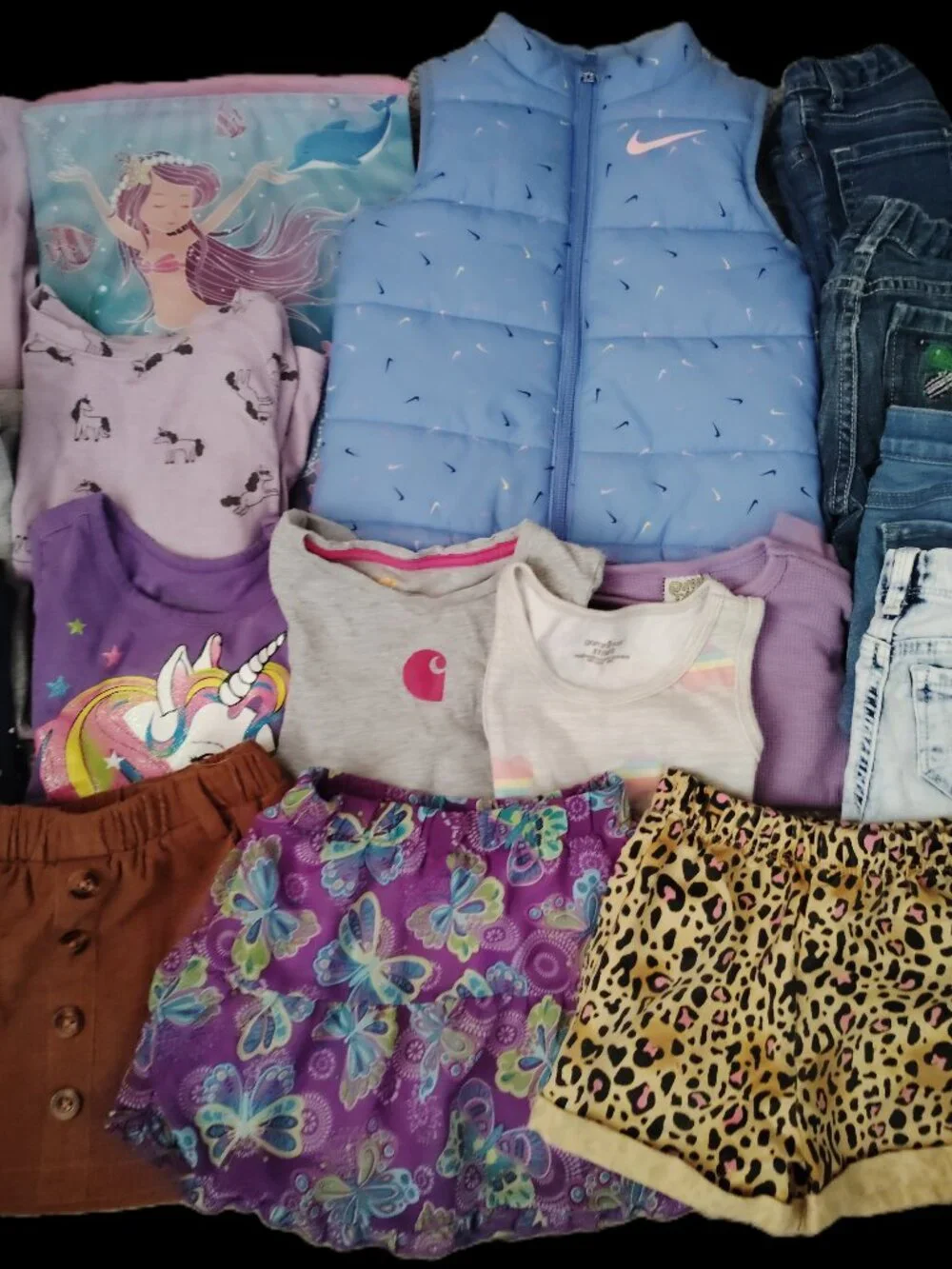 HUGE LOT OF CLOTHES TOPS JEANS LEGGINGS OUTFITS NIKE DISNEY GAP~GIRLS SIZE 3T